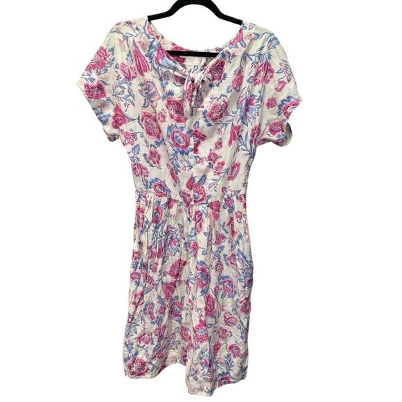 Isabel Marant Étoile Floral Boho Mini Dress Cotton Silk size FR 38 / US 6 - Picture 3 of 13